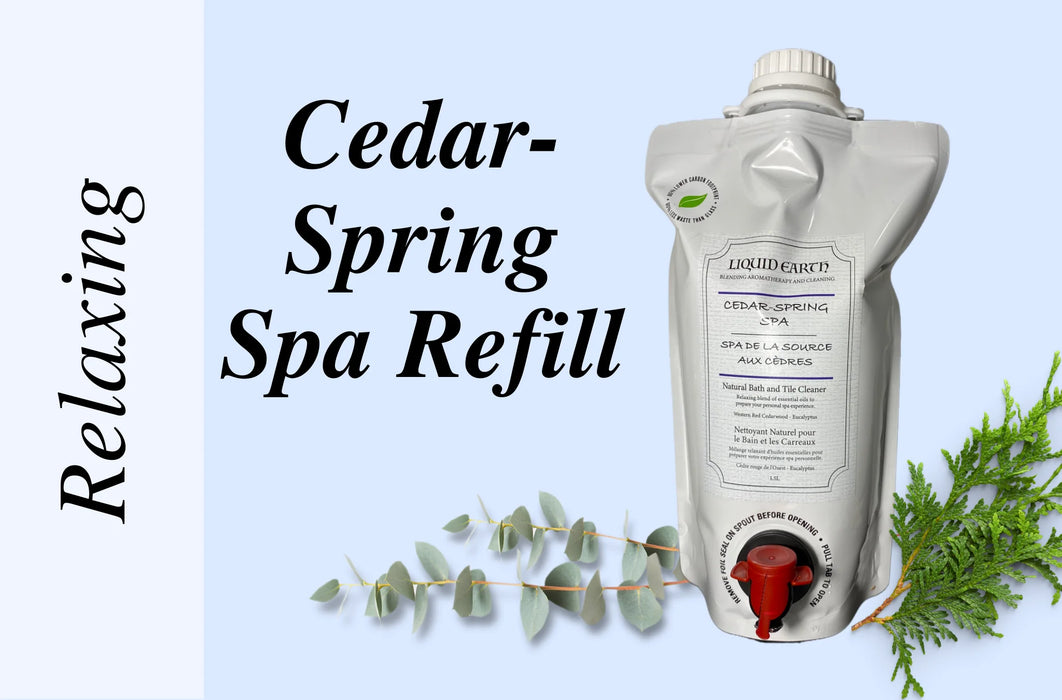 Cedar Spring Spa and Relaxing Bath and Tile - 1.5L refill