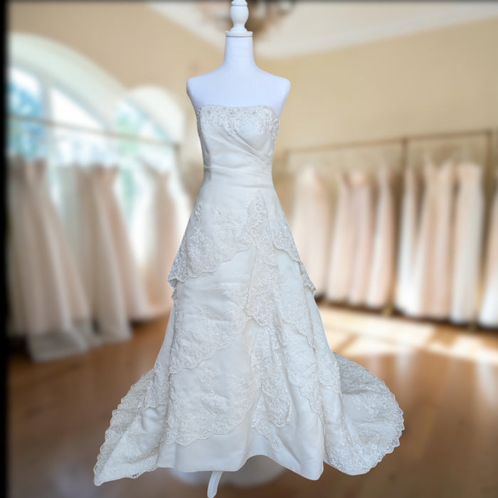 Vintage 2007 Zurc by Impression Wedding Dress – Size 6 | Timeless Designer Bridal Gown