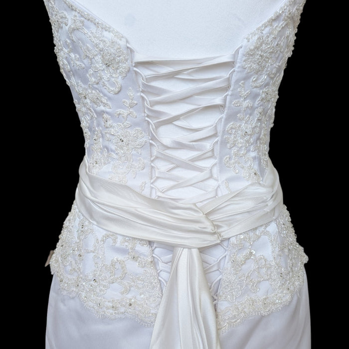 Maggie Sottero 2015 Lace Wedding Dress – Size 6, White Bridal Gown
