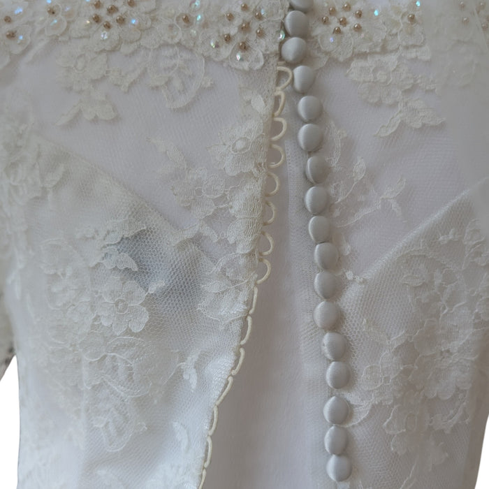 Vintage 1960s Miss Annette Toronto Wedding Dress | Simpsons Bridal Gown | Size 4