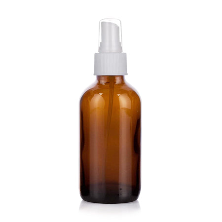 4oz amber bottle with spray top